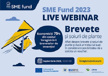 Webinar: Vouchere de proprietate industrială prin programul